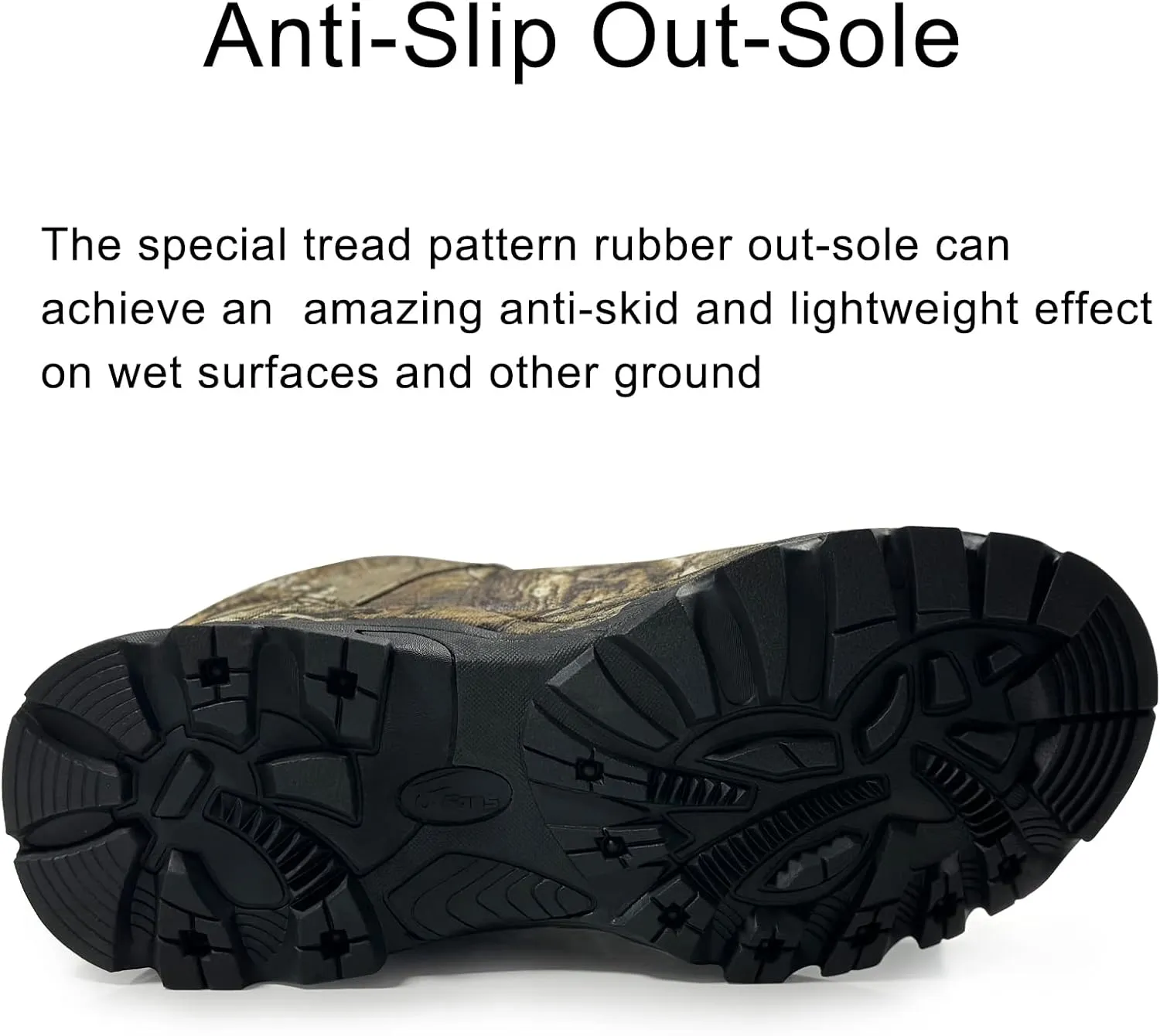 8 Fans Men's Waterproof Trekking Hiking Shoes,Lightweight Camo Walking Hunting Sneakers with Memory Foam Insole for Men&Women