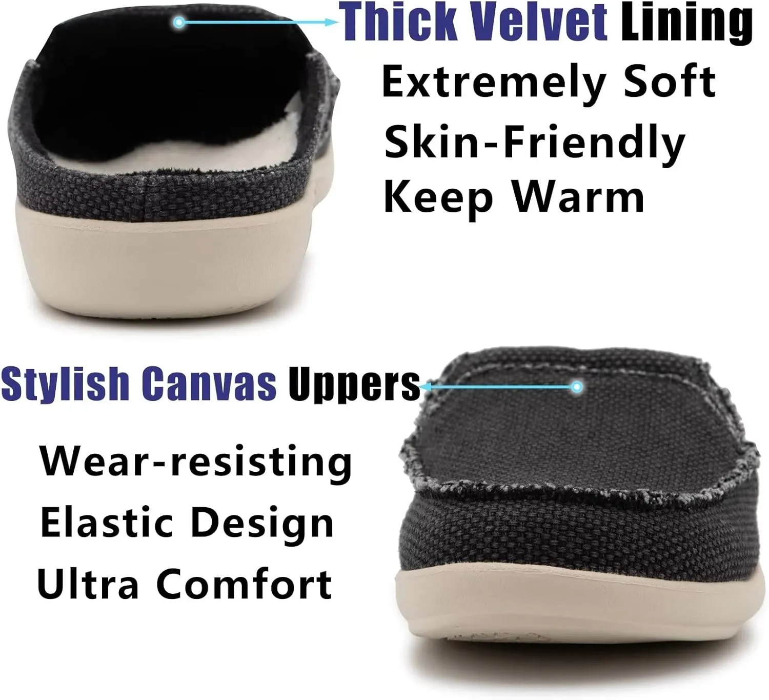 ADAX Men's Plantar Fasciitis & Pain Relief Orthotic Slippers with Arch Support (Size:US 7-US 14)