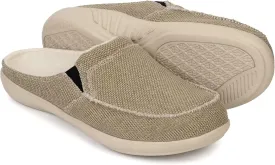 ADAX Men's Plantar Fasciitis & Pain Relief Orthotic Slippers with Arch Support (Size:US 7-US 14)