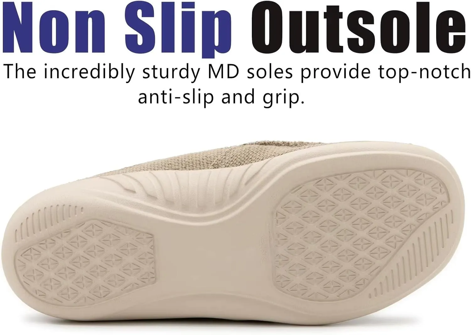 ADAX Men's Plantar Fasciitis & Pain Relief Orthotic Slippers with Arch Support (Size:US 7-US 14)