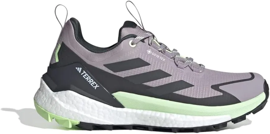 adidas Womens Terrex Free Hiker 2 Low GTX Hiking Hiking Sneakers Shoes - Green