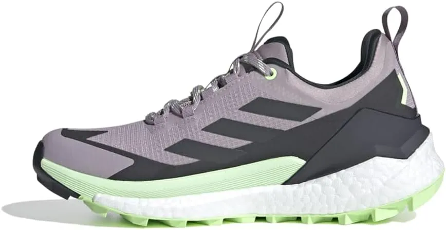 adidas Womens Terrex Free Hiker 2 Low GTX Hiking Hiking Sneakers Shoes - Green