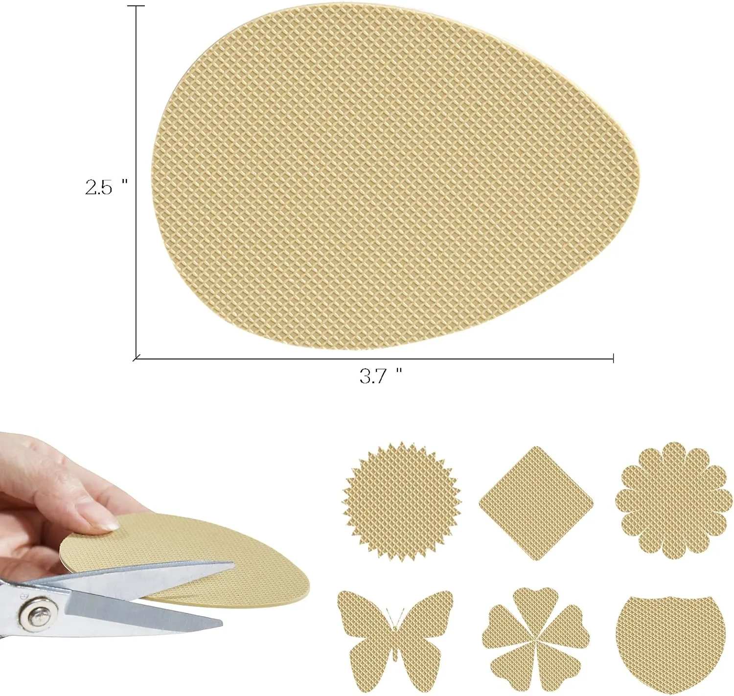 Ashoesert's Shoe Sole Protector for Heels,Shoe Grips on Bottom of Shoes, Anti Slip Shoe Grips,Non Slip Shoe Pads,Non Slip Pads for Shoes, Shoe Gummies for Heels