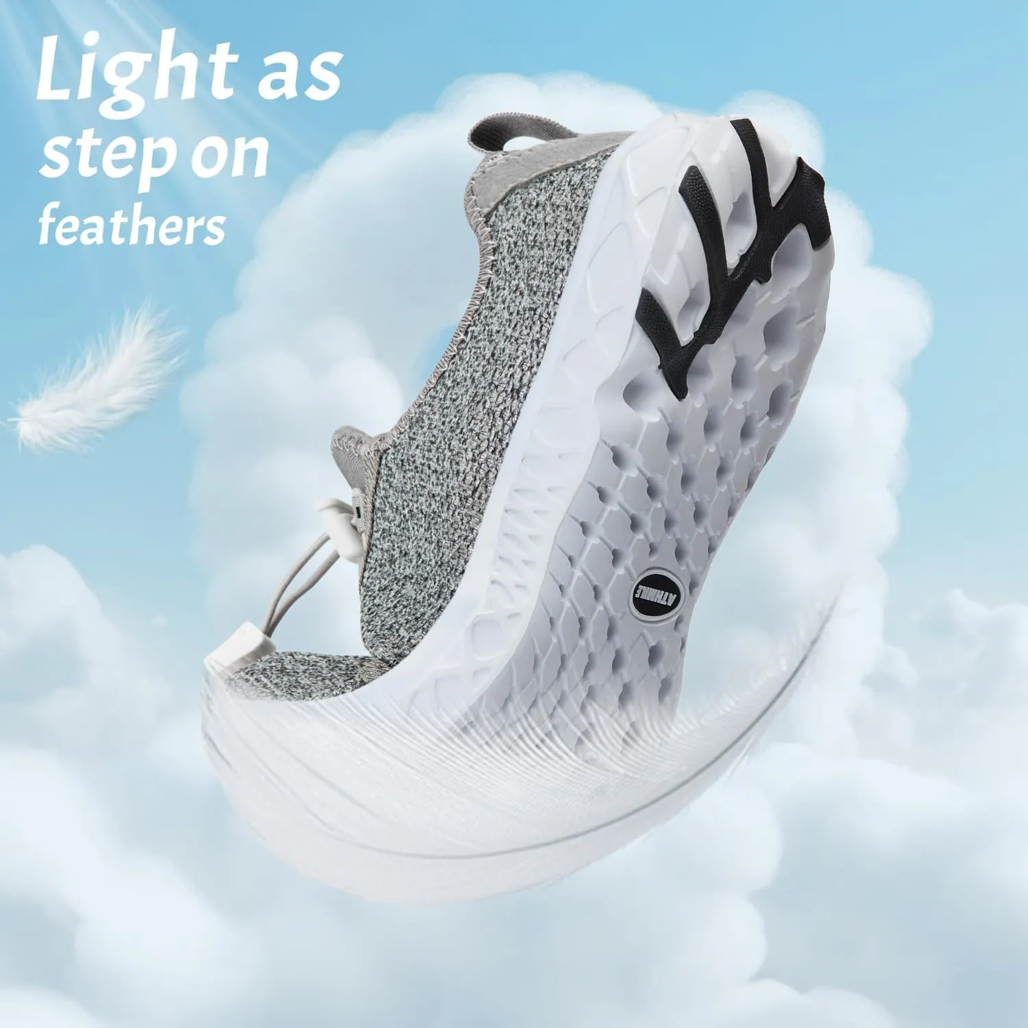 ATHMILE Barefoot Shoes Women Men Water Shoes Hiking Swim River Adult Lake Pool Grounding Beach Camping Accessories Cruise Ship Essentials Vacation Must Haves Surfing Kayaking Sport Walking