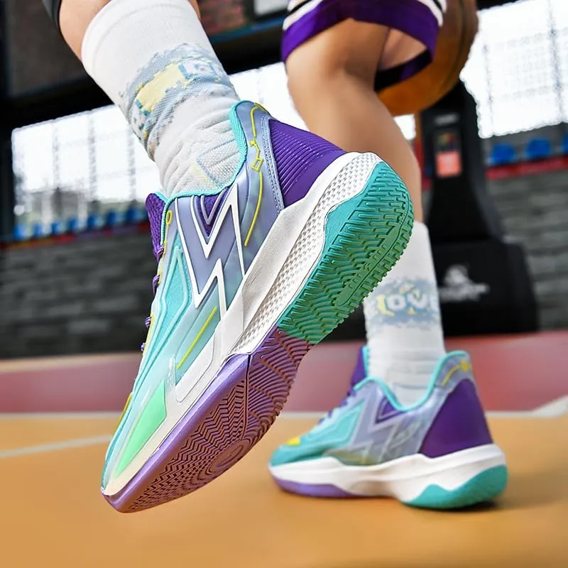 Basketball Shoes for Women Men Fashion Volleyball Sneakers Breathable Comfortable Colorful Sport Non Slip Shoe
