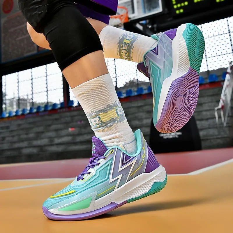 Basketball Shoes for Women Men Fashion Volleyball Sneakers Breathable Comfortable Colorful Sport Non Slip Shoe