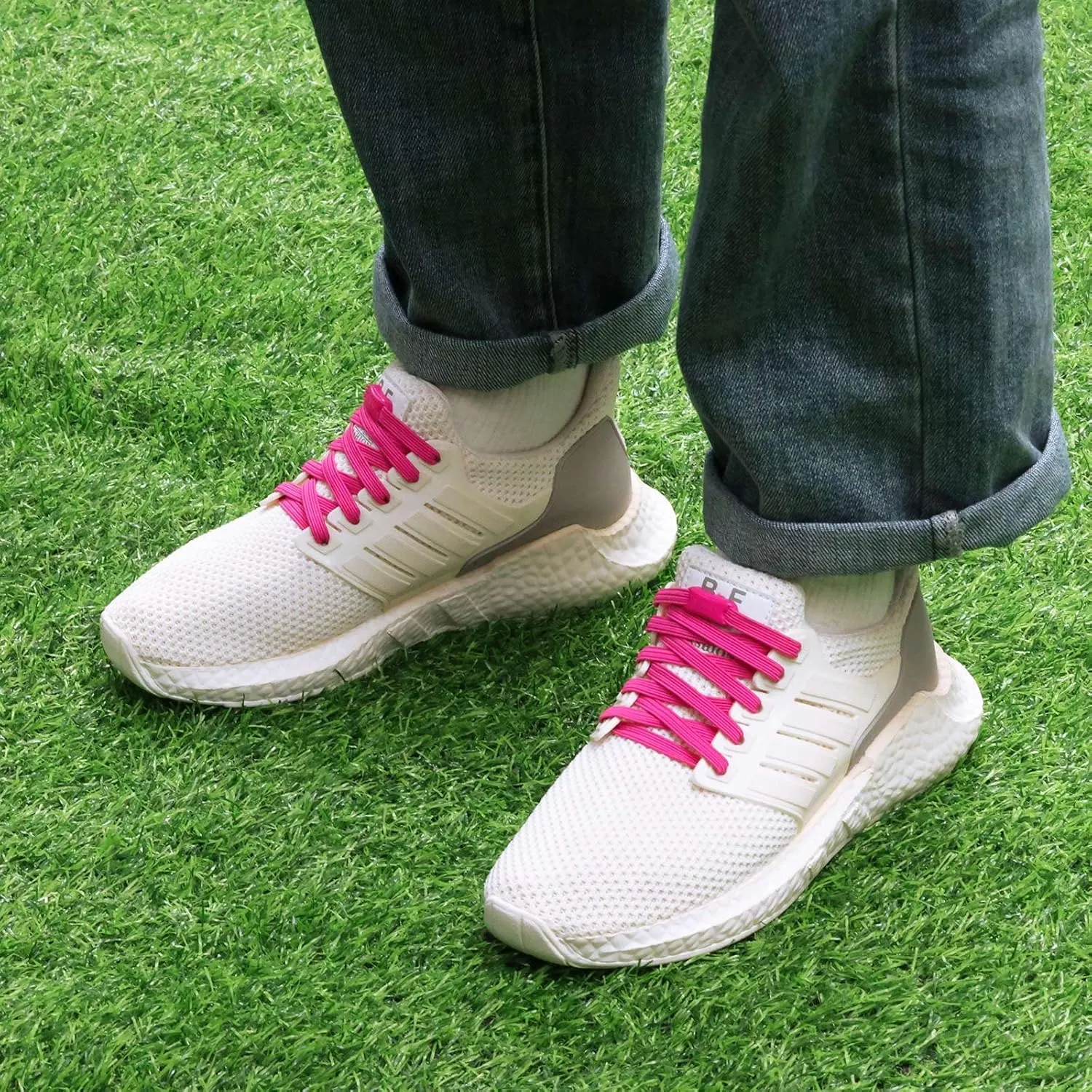 Booyckiy No Tie Elastic Shoelaces for Kids, Adults, Adjustable Tieless Shoe Lace