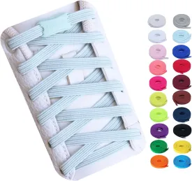 Booyckiy No Tie Elastic Shoelaces for Kids, Adults, Adjustable Tieless Shoe Lace