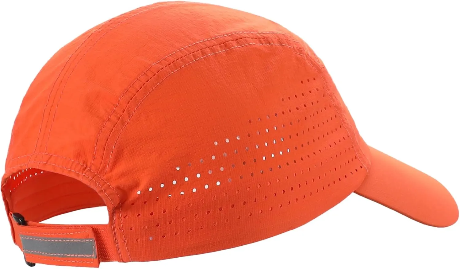 Connectyle Men's Breathable Run Hat Quick Dry Reflective Sport Cap Adjustable Lightweight Baseball Hat Unstructured Design