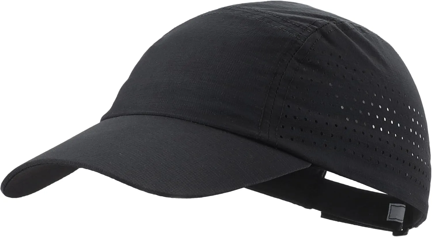 Connectyle Men's Breathable Run Hat Quick Dry Reflective Sport Cap Adjustable Lightweight Baseball Hat Unstructured Design