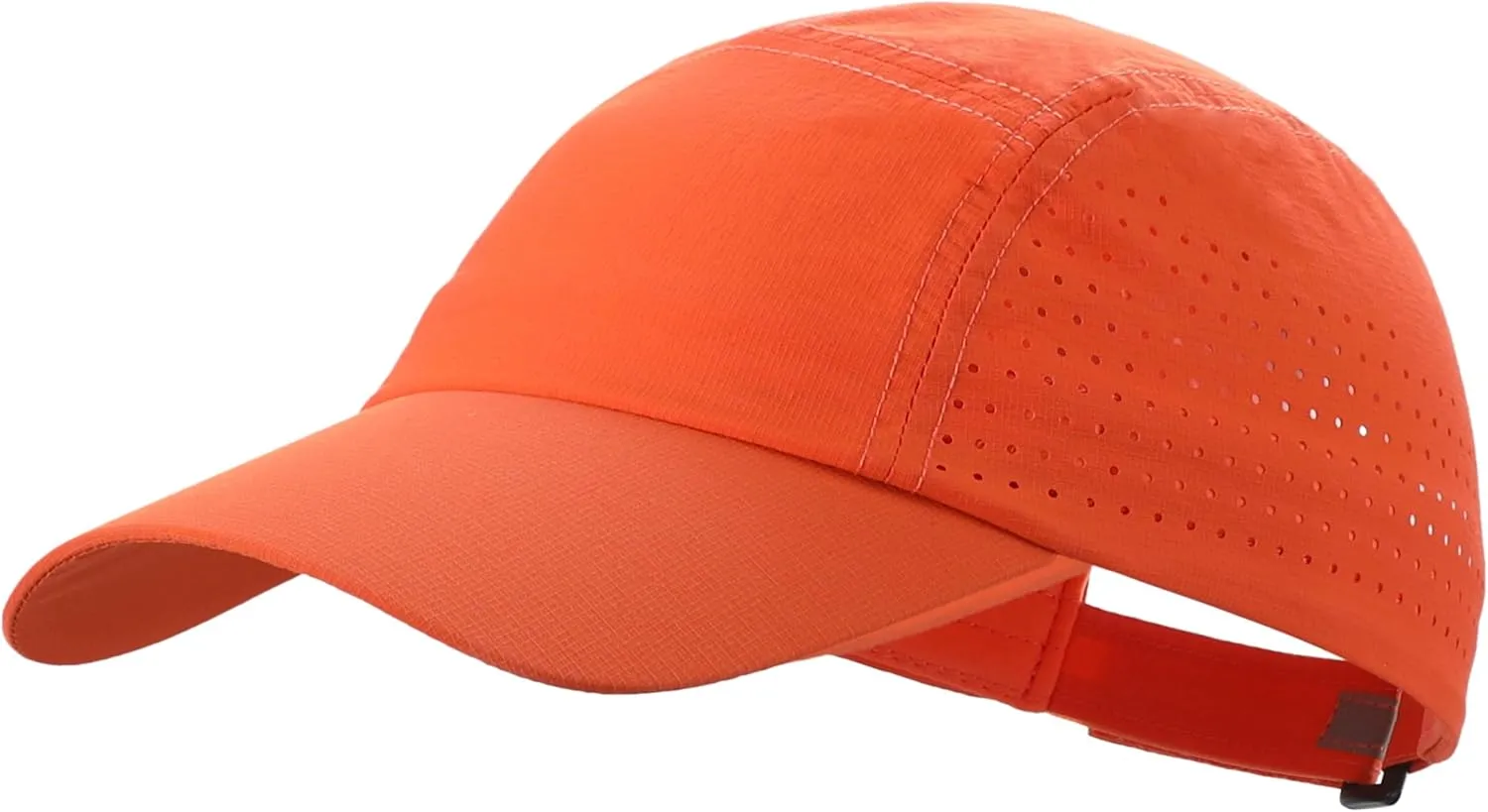 Connectyle Men's Breathable Run Hat Quick Dry Reflective Sport Cap Adjustable Lightweight Baseball Hat Unstructured Design