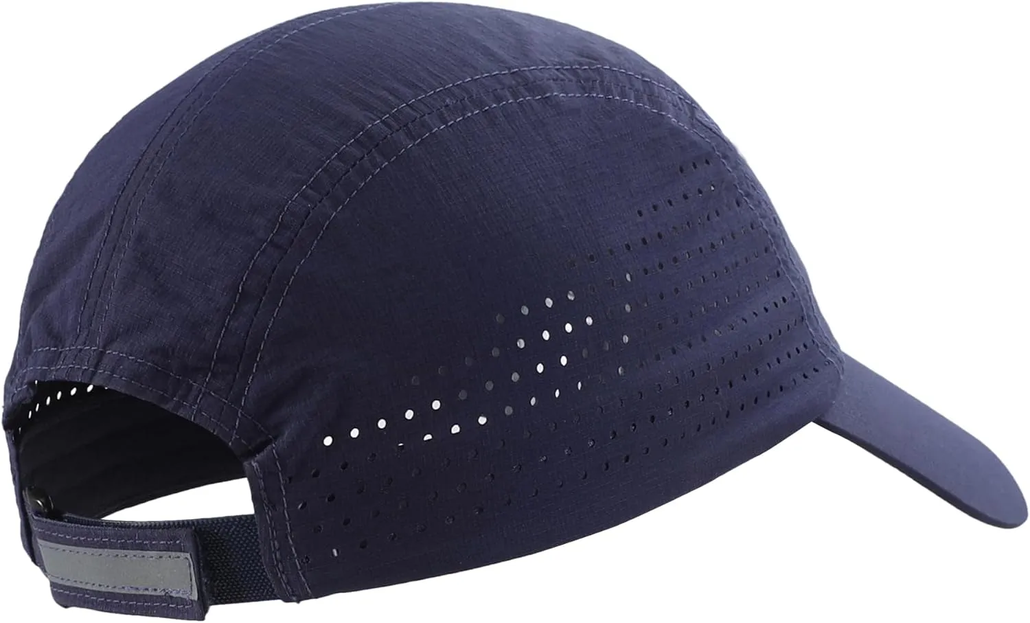 Connectyle Men's Breathable Run Hat Quick Dry Reflective Sport Cap Adjustable Lightweight Baseball Hat Unstructured Design