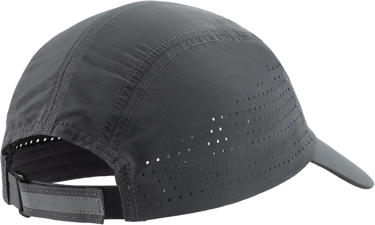 Connectyle Men's Breathable Run Hat Quick Dry Reflective Sport Cap Adjustable Lightweight Baseball Hat Unstructured Design