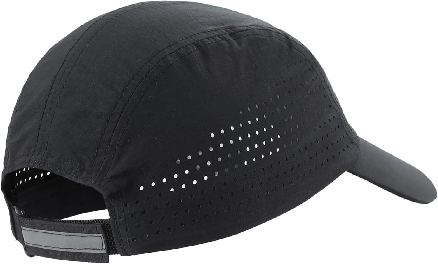 Connectyle Men's Breathable Run Hat Quick Dry Reflective Sport Cap Adjustable Lightweight Baseball Hat Unstructured Design