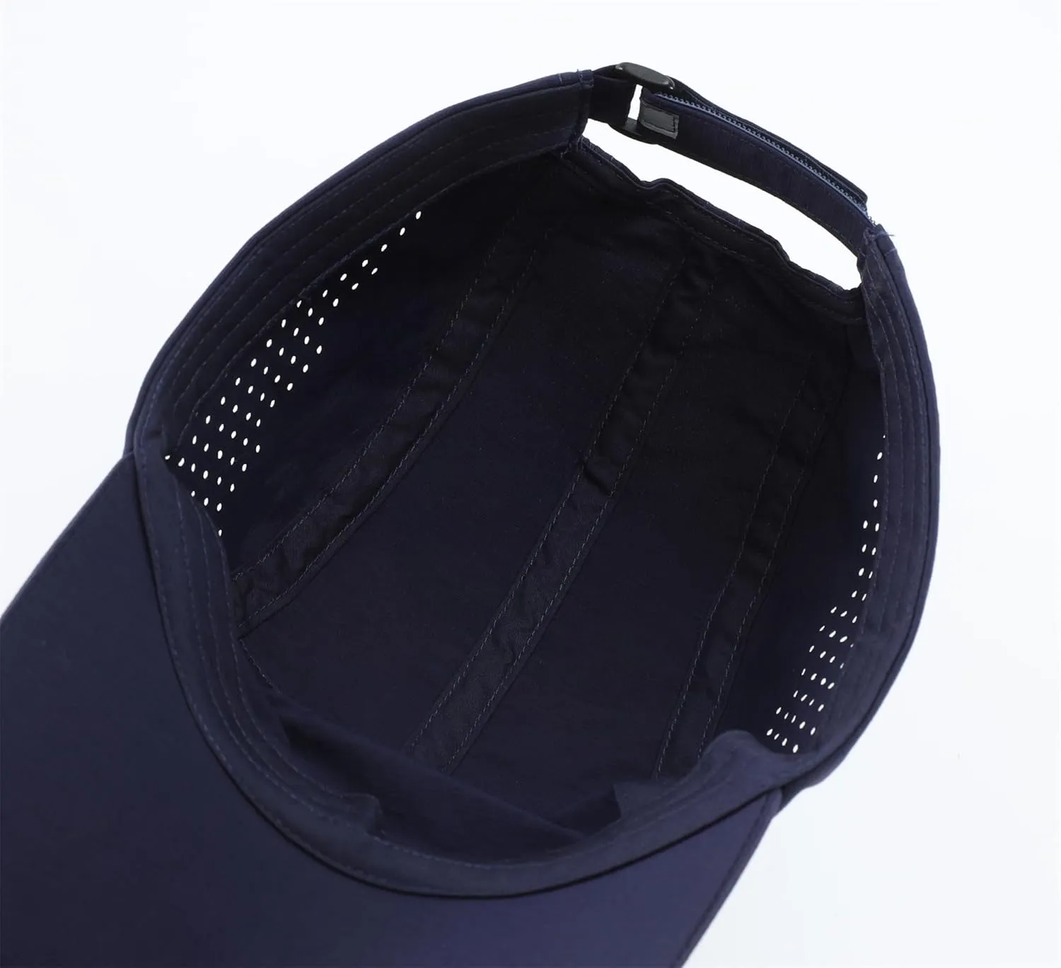Connectyle Men's Breathable Run Hat Quick Dry Reflective Sport Cap Adjustable Lightweight Baseball Hat Unstructured Design