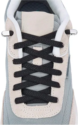 Elastic Shoe Laces for Kids and Adults, Tieless Shoelaces for Sneakers, No Tie Shoe Laces
