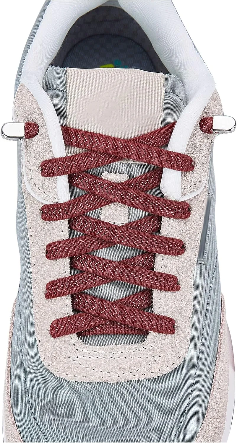 Elastic Shoe Laces for Kids and Adults, Tieless Shoelaces for Sneakers, No Tie Shoe Laces