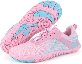 Hike Barefoot Shoes, Pro Barefoot Shoes Women Men Footwear, Athletic Hiking Minimalist Water Shoe Breathable Quick Dry Zero Drop Trail Running Shoe with Non-Slip Sole & Wide Toe Box