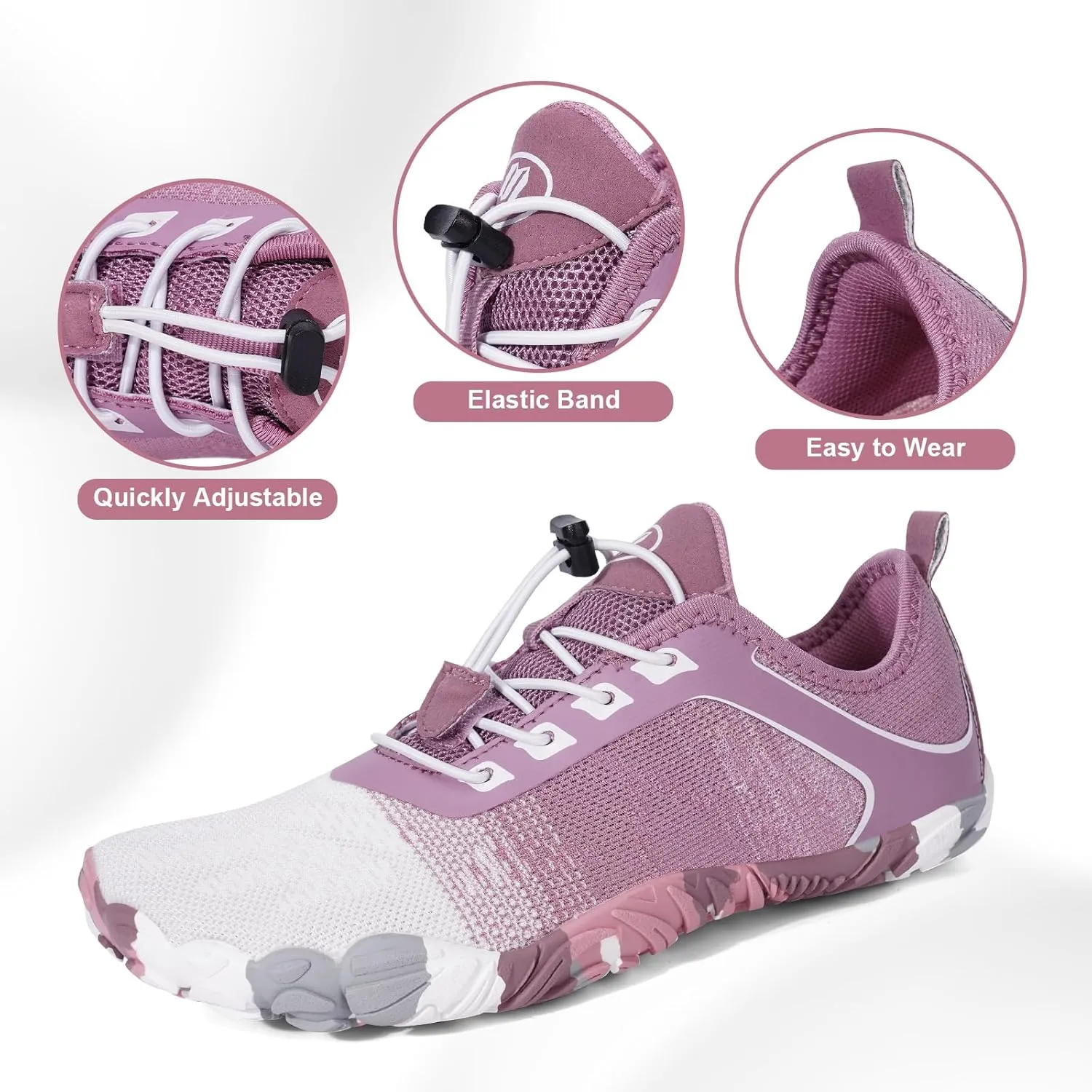 Hike Barefoot Shoes Women Men Footwear Minimalist Healthy Wide Toe Box Zero Drop Non-Slip Grounding Shoes for Walking Gym Workout Trail Running Grounded Footwear