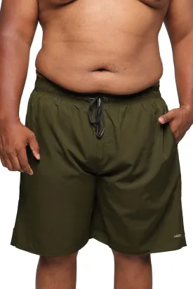 HOdo Mens Big and Tall Swim Trunks 11 inch with Mesh Liner 2X-7X