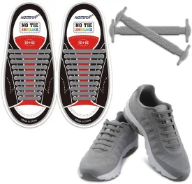 HOMAR No Tie Shoelaces for Kids and Adults Stretch Silicone Elastic No Tie Shoe Laces