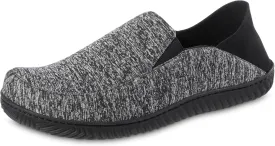 isotoner Men's Sport Knit Closed Back Slipper: Indoor/Outdoor Sole, Memory Foam, Machine Washable