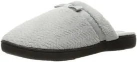 isotoner Women's Chevron Slip on Clog Slippers with Moisture Wicking for Indoor/Outdoor Comfort and Arch Support