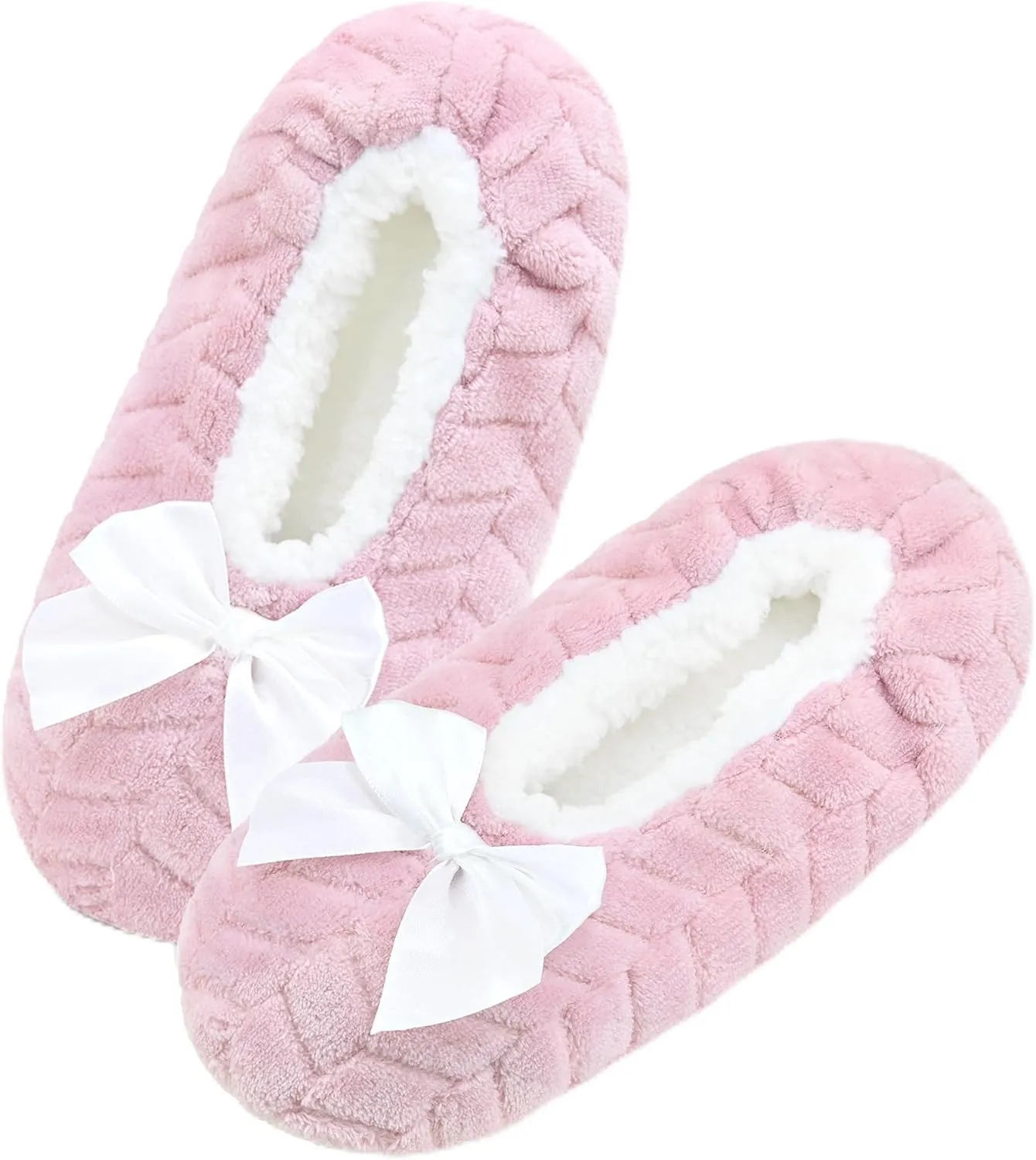 Keyela Womens Cozy&Warm Slipper Socks with Grippers-House Socks