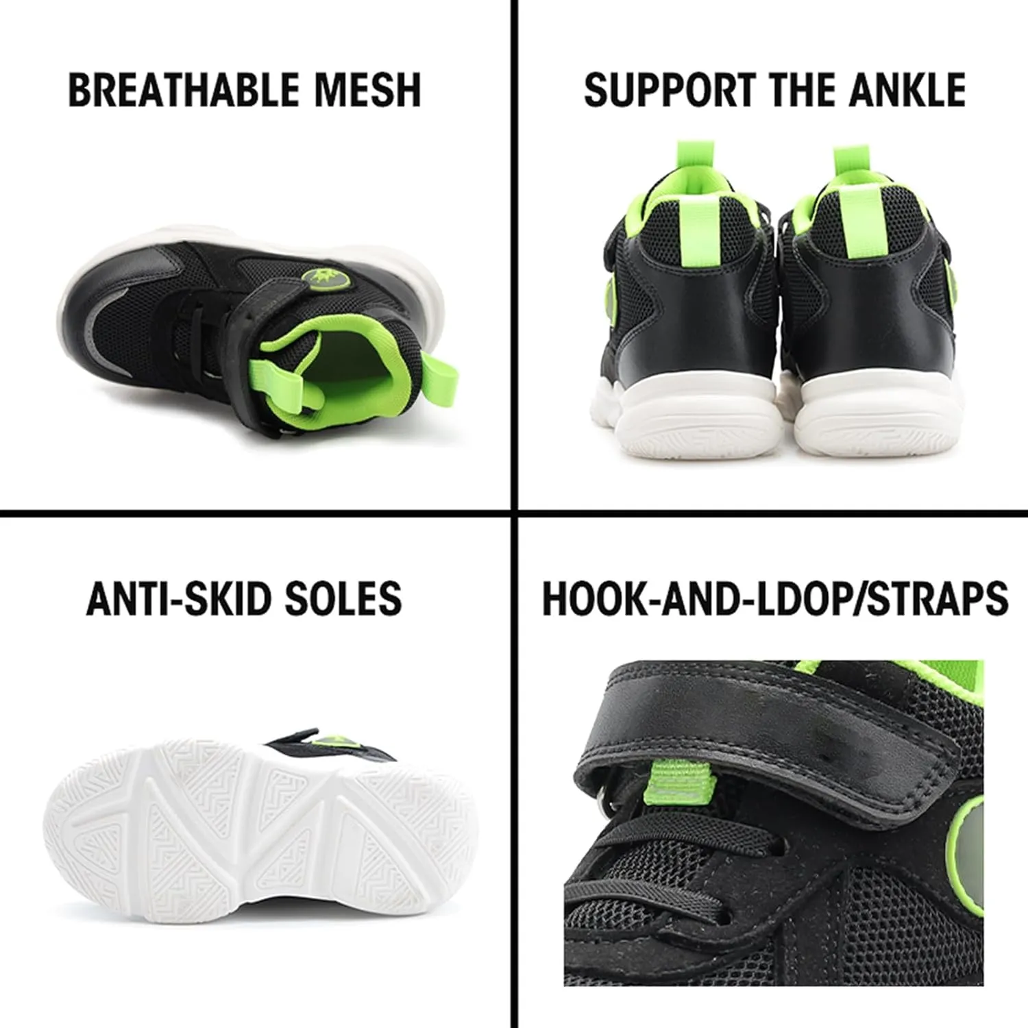 Kids Orthopedic Corrective Ankle and Arch Support AFO Shoes for Toddler Girls and Boys