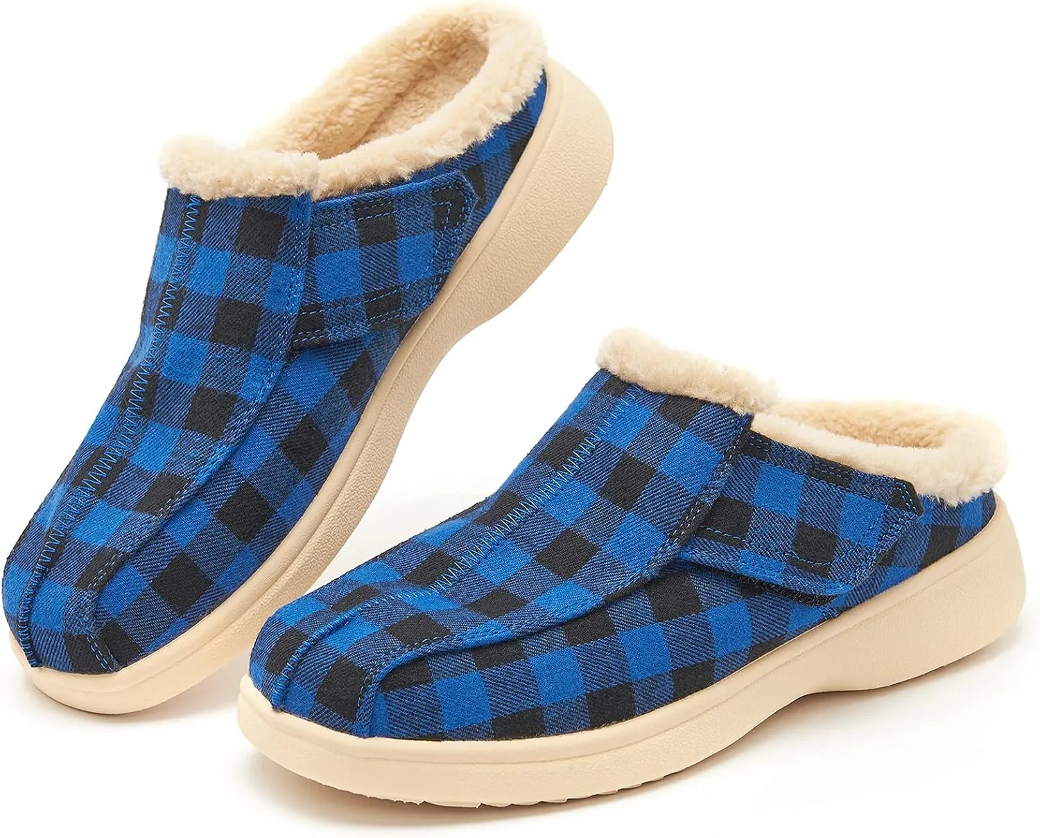 Mens Adjustable Orthopedic Slippers Shoe for Plantar Fasciitis & Foot Pain Relief with Arch Support Christmas