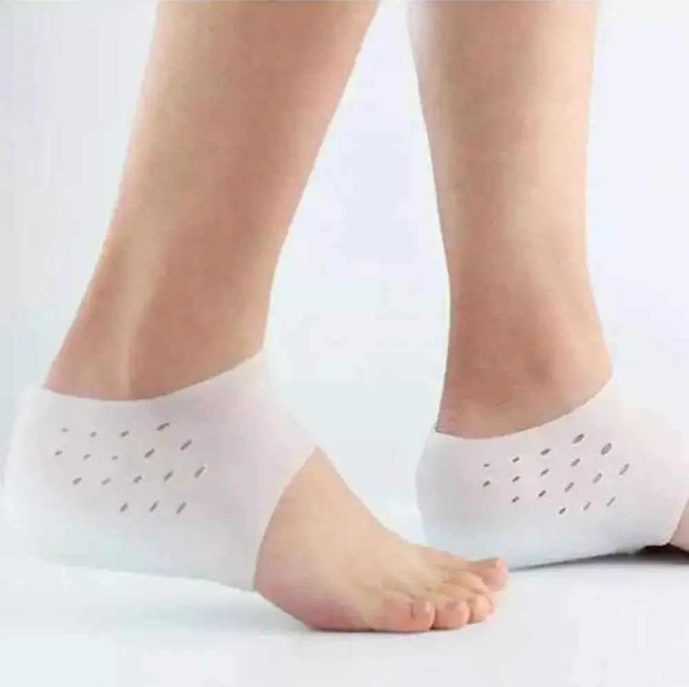 Silicone Invisible Height Increase Socks for Insole Heel Cushions and Cups for Men (Thickness:4cm/1.57 inch)