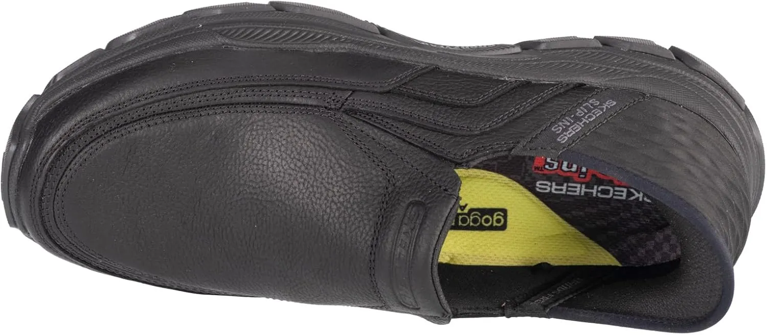 Skechers USA Men's Respected-Elgin 204810 Moc Toe Leather Slip-Ins