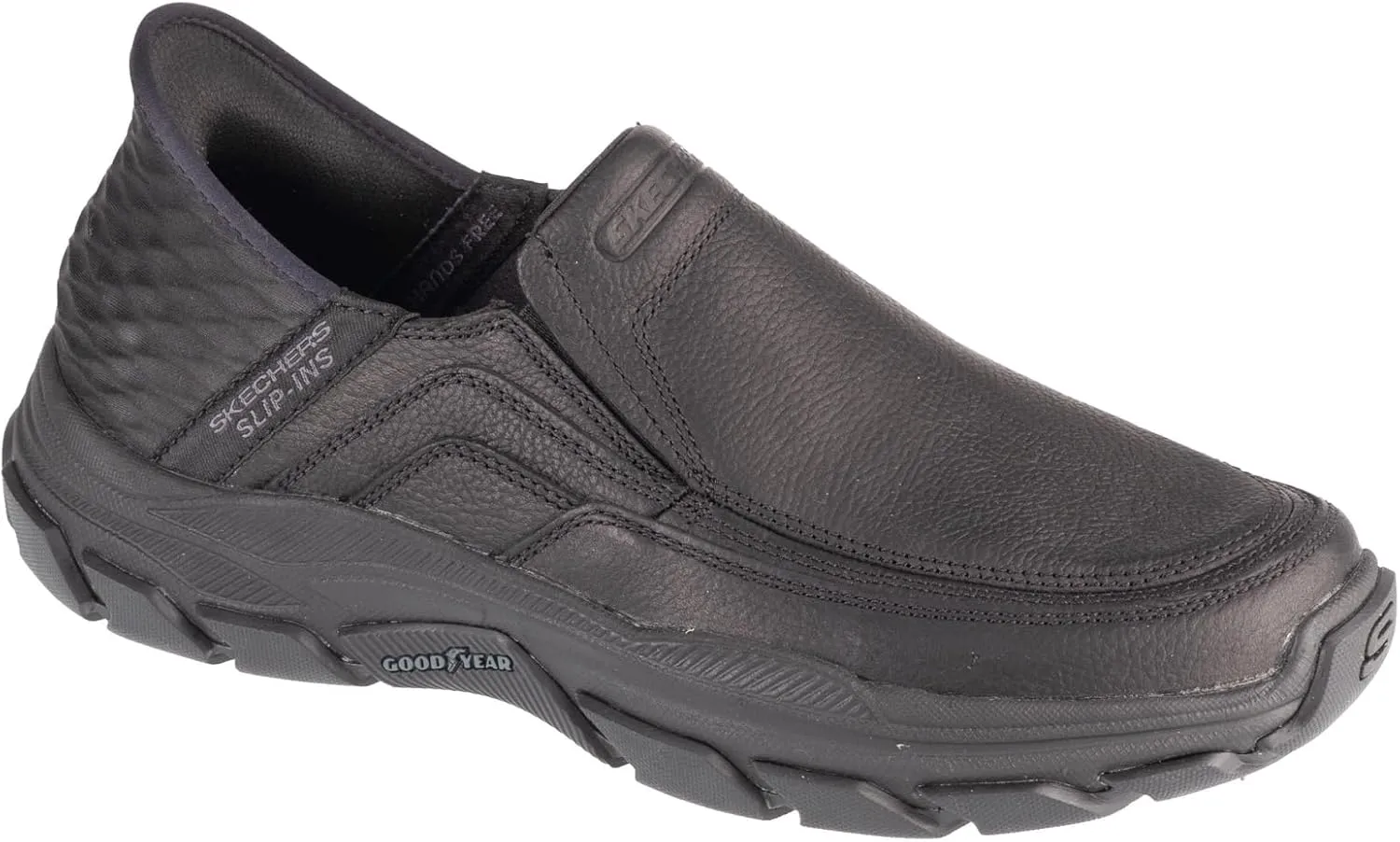 Skechers USA Men's Respected-Elgin 204810 Moc Toe Leather Slip-Ins