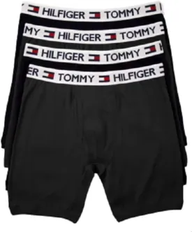 Tommy Hilfiger Men's Underwear Cotton Classics 4-Pack Boxer Brief-Amazon Exclusive