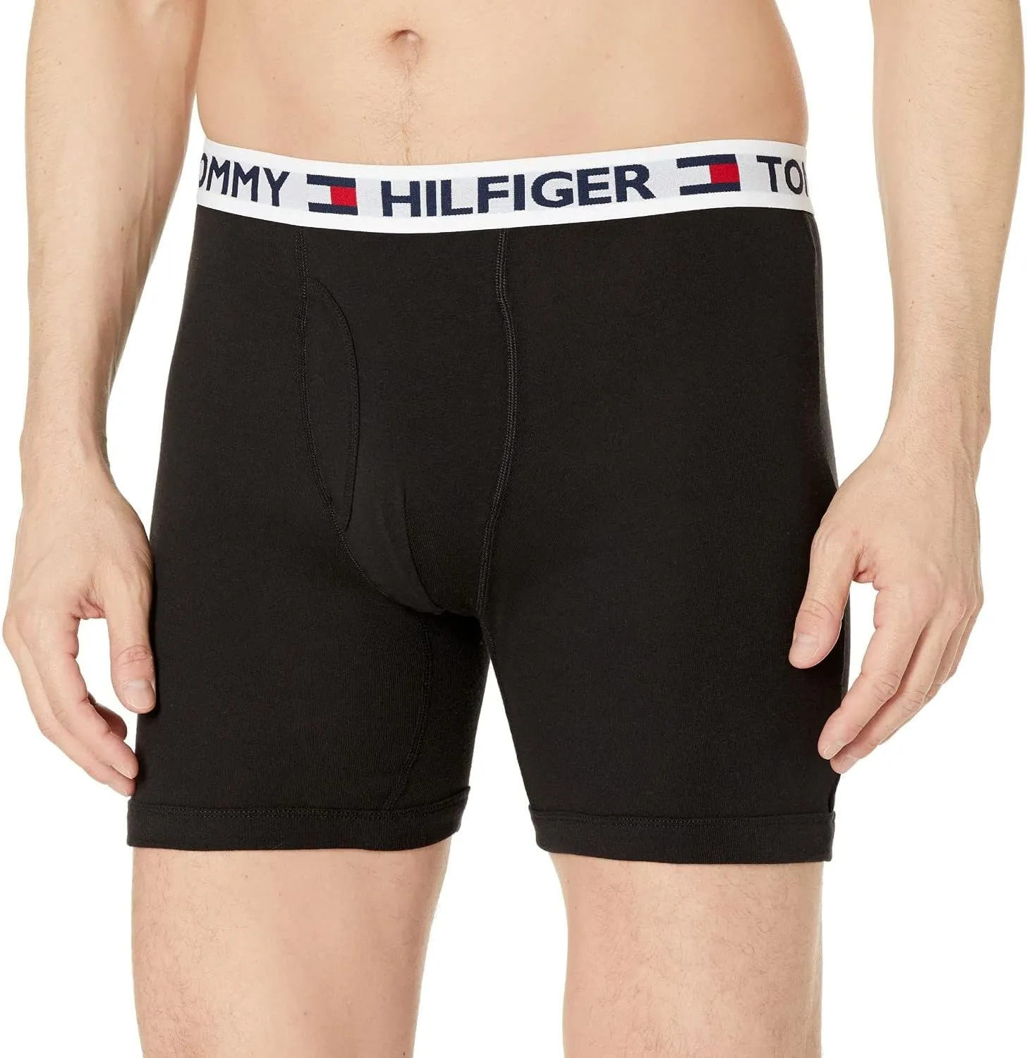 Tommy Hilfiger Men's Underwear Cotton Classics 4-Pack Boxer Brief-Amazon Exclusive