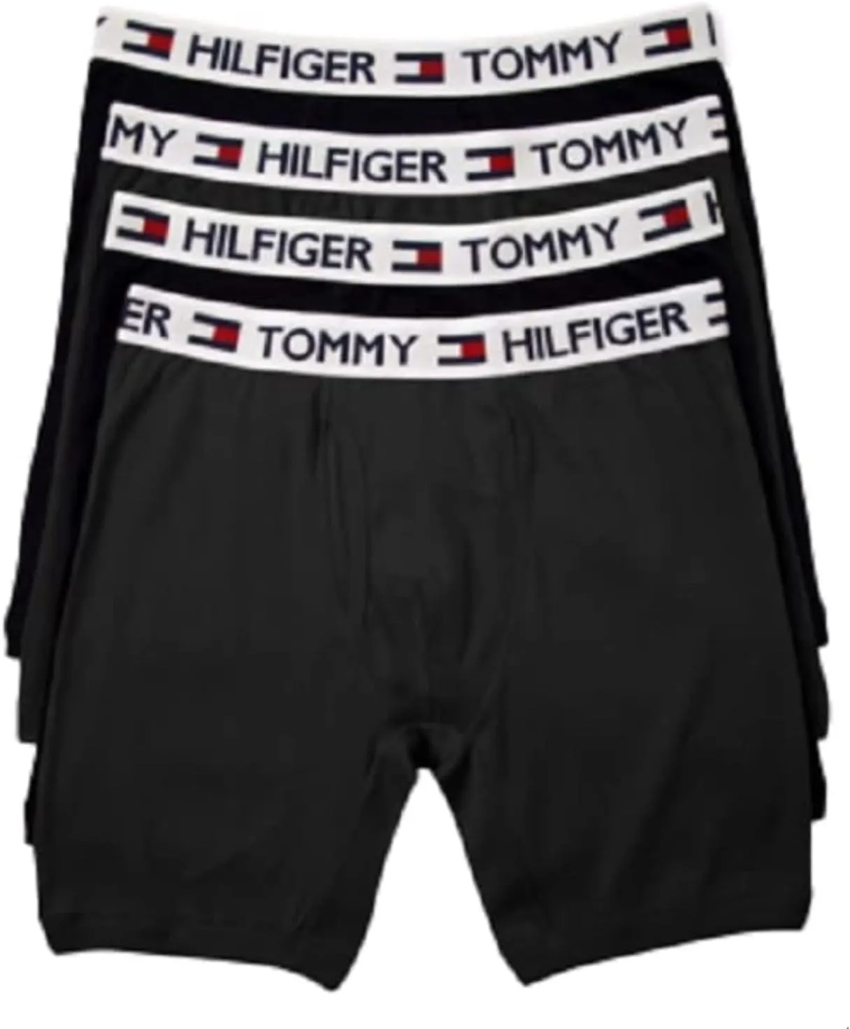 Tommy Hilfiger Men's Underwear Cotton Classics 4-Pack Boxer Brief-Amazon Exclusive
