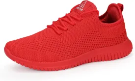 VAMJAM Men's Running Shoes Ultra Lightweight Breathable Walking Shoes Non Slip Athletic Fashion Sneakers Mesh Workout Casual Sports Shoes
