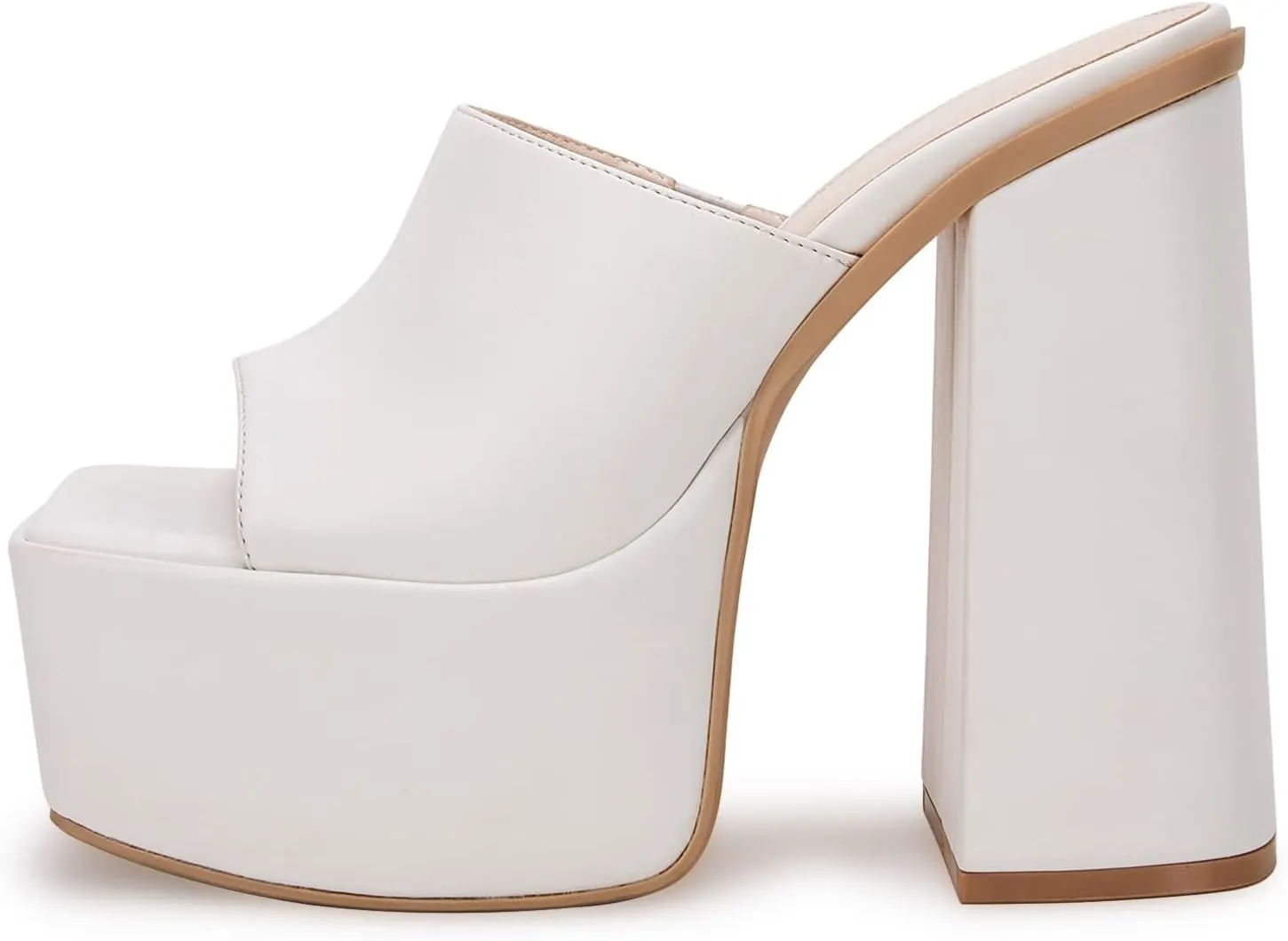 VETASTE Women's Platform Chunky Block Heels Sexy Open Toe High Heel Sandals