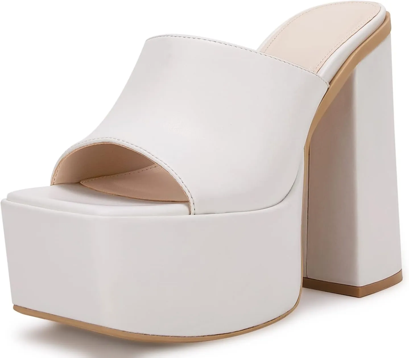 VETASTE Women's Platform Chunky Block Heels Sexy Open Toe High Heel Sandals