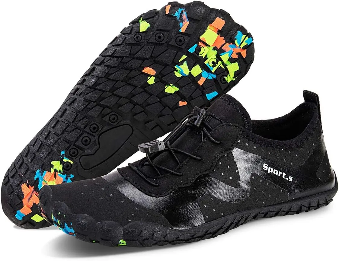 Water Shoes for Men Barefoot Quick-Dry Aqua Sock Outdoor Athletic Sport Shoes for Kayaking, Boating, Hiking, Surfing, Walking