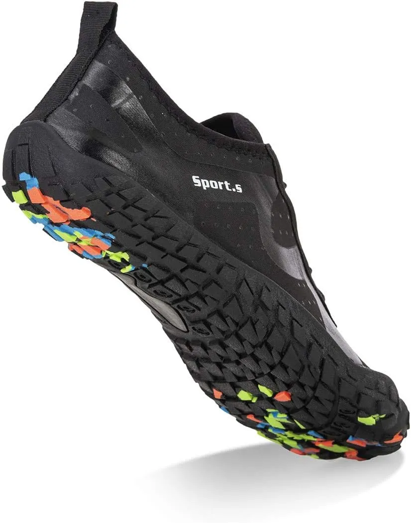 Water Shoes for Men Barefoot Quick-Dry Aqua Sock Outdoor Athletic Sport Shoes for Kayaking, Boating, Hiking, Surfing, Walking