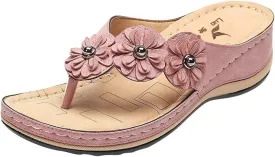 Wedge Sandals for Women Comfortable Platform Slides Orthopedic Sandal Summer Casual Womens Flip Flops Walking Shoes