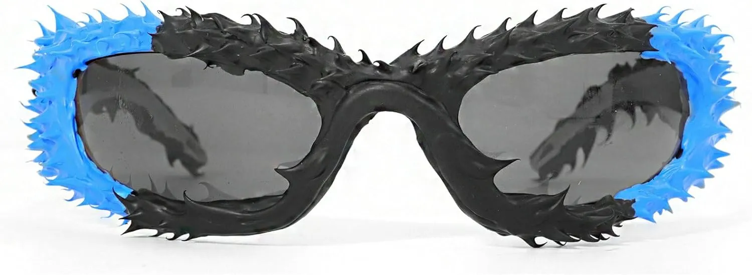 Wrap Around Y2K Sunglasses Men And Women Cool Sunglasses Personalized Street Party sunglasses N45