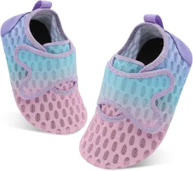 XIHALOOK Toddler Water Shoes Kids Boys Girls Quick Dry Beach Swim Pool Barefoot Aqua Socks