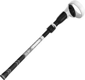 YOGES VR Golf Club Handle Compatible with Oculus-Quest 2-Accessories, Virtual Reality Baseball Controller Attachment, Simulator Real Golf Game Bat Adapter for Golf , Walkabout Mini Golf, Golf5eclub
