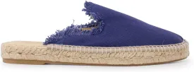 Zaragoza Authentic Spanish Espadrille Flat Slides for Women - Sustainable, Eco Friendly, Vegan Shoes. Classic Style, Organic Cotton Canvas Upper, Comfy Insole, Jute Midsole, Rubber Sole. Made in Spain